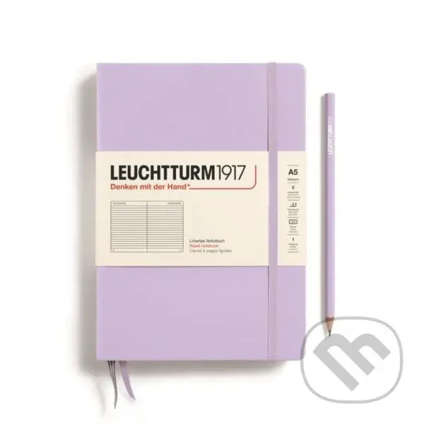 Leuchtturm1917 Zápisník Lilac Medium A5 linkovaný