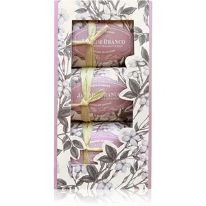 Castelbel White Jasmine tuhé mýdlo dárková sada 3x150 g
