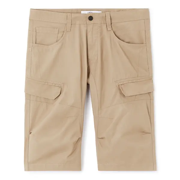 Celio Plátěné kraťasy Bocourtbm1 - Pánské