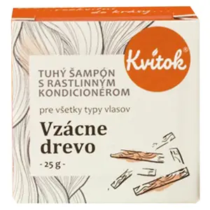KVITOK Tuhý šampón Vzácné dřevo XL 50 g