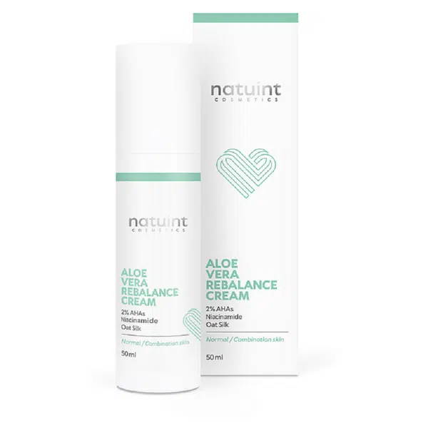 NATUINT COSMETICS Pleťový krém s aloe vera a hedvábím 50 ml