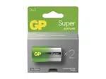 Baterie D (R20) alkalická GP Super 2ks