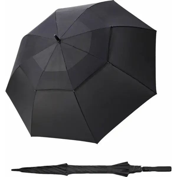Velký deštník Doppler Fiber Golf AC Air Black