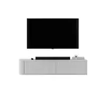 Meble Lindner TV stolek Aurora bílý matný 140 cm