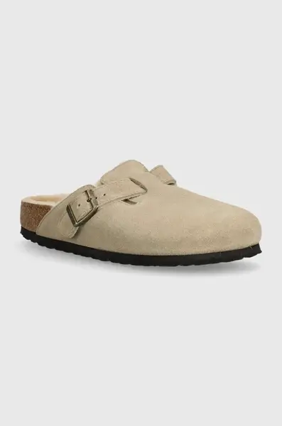 Birkenstock  Semišové pantofle  Boston Shearling