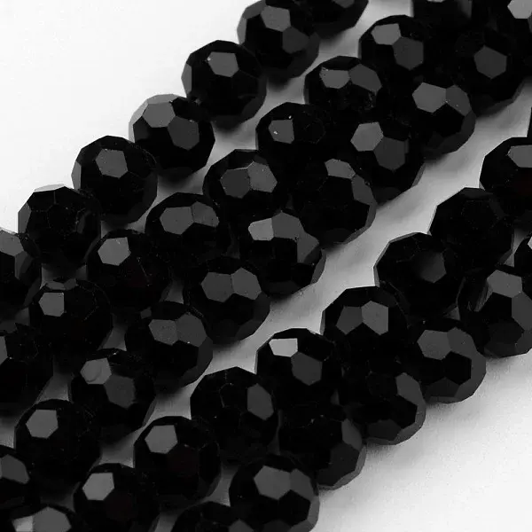 Transparent Glass Bead Strands