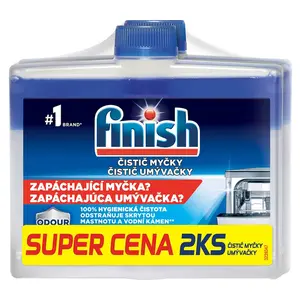 FINISH Čistič myčky Regular 2 x 250 ml