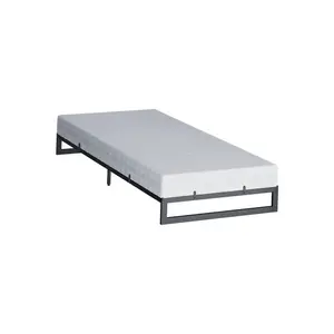 VitaliSpa RÁM POSTELE Lenora, Černá, 90x200 s matrací