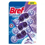 BREF Purple Aktiv Tuhý WC block Lavender 3 x 50 g
