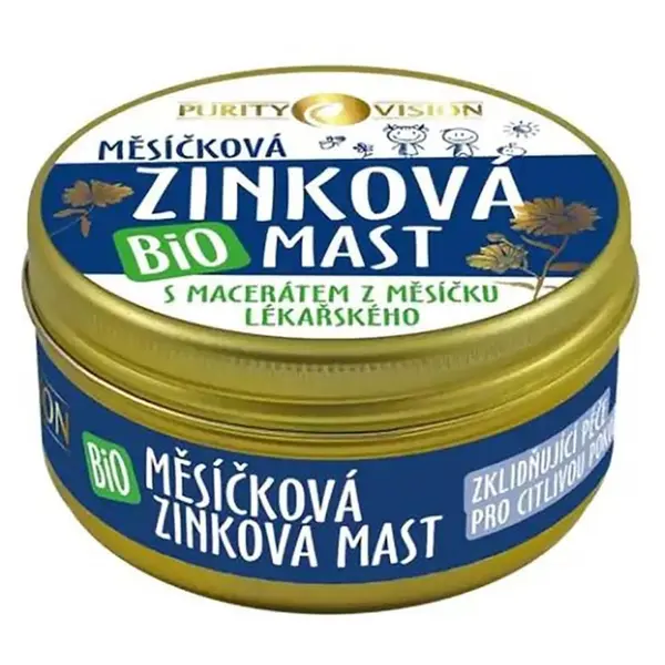 PURITY VISION Bio Měsíčková Zinková mast 70 ml