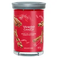 YANKEE CANDLE Signature Tumbler velký Sparkling Cinnamon 567 g