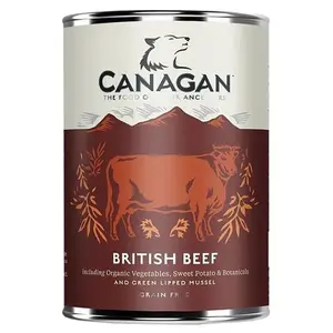CANAGAN British beef konzerva pro psy 400 g