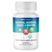 MOVIT ENERGY Vápník Hořčík Zinek Biotin 90 tablet