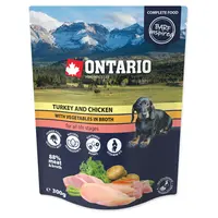 ONTARIO Kapsička krůtí a kuřecí se zeleninou ve vývaru 300 g