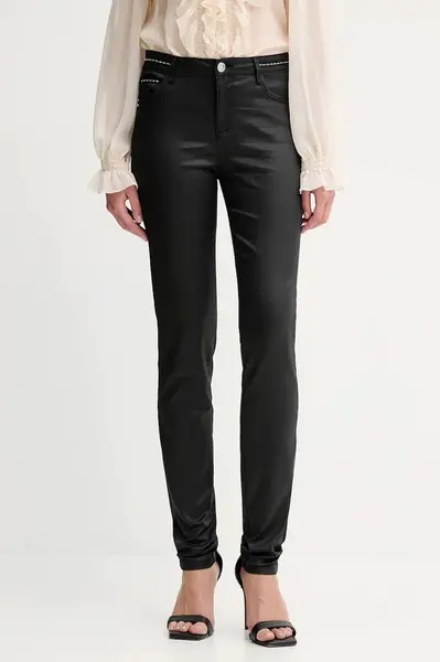 Morgan  slim fit kalhoty dámské s bavlnou