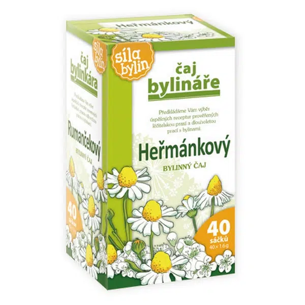 BYLINÁŘ Heřmánkový bylinný čaj 40 sáčků