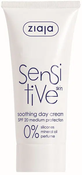 ZIAJA Zklidňující denní krém SPF 20 Sensitive 50 ml