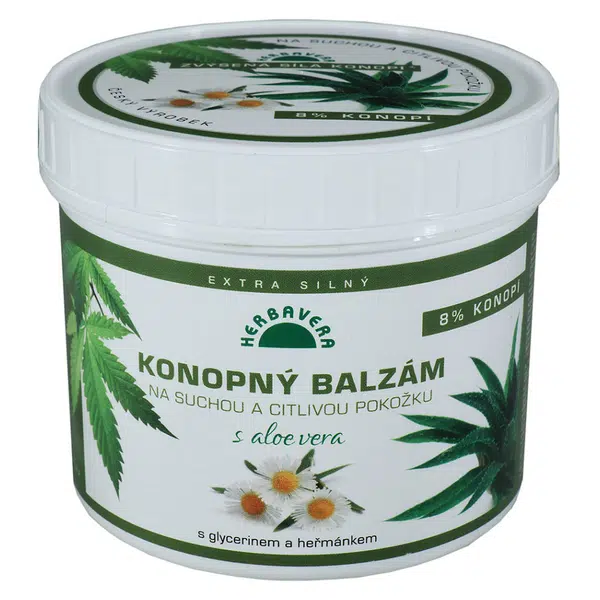 HERBAVERA Konopný balzám Suchá citlivá pokožka 500 ml