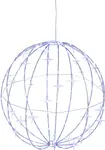 Dekorácia MagicHome Vianoce, guľa, 144xLED, studená biela, 40 cm