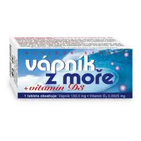 NATURVITA Vápník z moře + vitamín D3 60 tablet