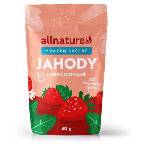 ALLNATURE Jahody sušené mrazem 30 g