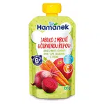 HAMÁNEK Jablko s mrkví a červenou řepou 6m+ 100 g
