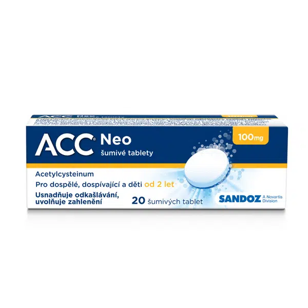 ACC 100 NEO 20x100 mg šumivých tablet