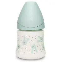 Suavinex Premium Hygge Láhev 0m+ 150 ml 1 ks králík zelený
