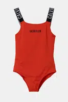Jednodílné dětské plavky Calvin Klein Jeans červená barva, KY0KY00098