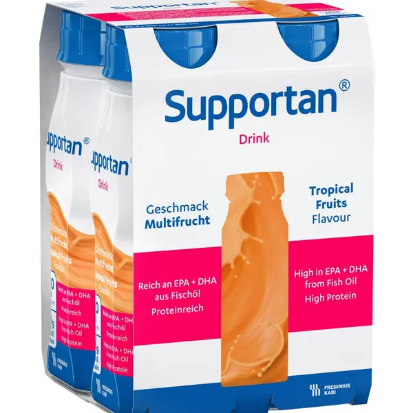 Supportan DRINK Tropické ovoce 4x200 ml