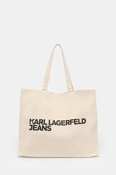 Bavlněná kabelka Karl Lagerfeld Jeans