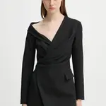 Šaty A.L.C. černá barva, mini, 6DRES02536