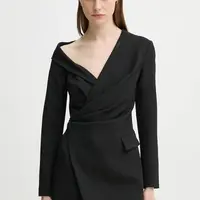 Šaty A.L.C. černá barva, mini, 6DRES02536