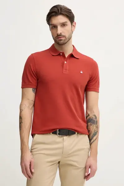 Bavlněné polo tričko United Colors of Benetton