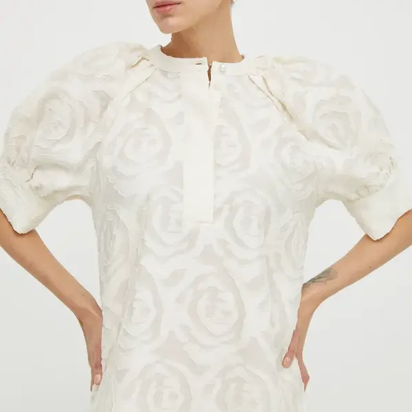 Halenka Day Birger et Mikkelsen dámská, béžová barva, vzorovaná