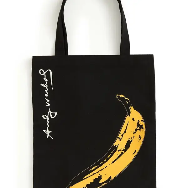Bavlněná taška Galison Warhol Banana Canvas Tote Bag