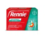 Rennie Spearmint bez cukru 60 žvýkacích tablet