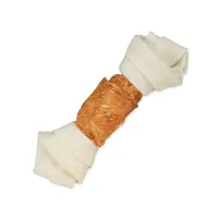 Trixie Pochoutka DentaFun buvolí kůže obalená kuřecím kost 15 cm 70 g