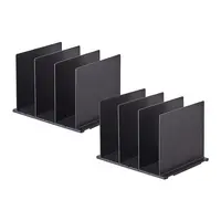 Organizér do šatní skříně Yamazaki Smart 2-pack černá barva