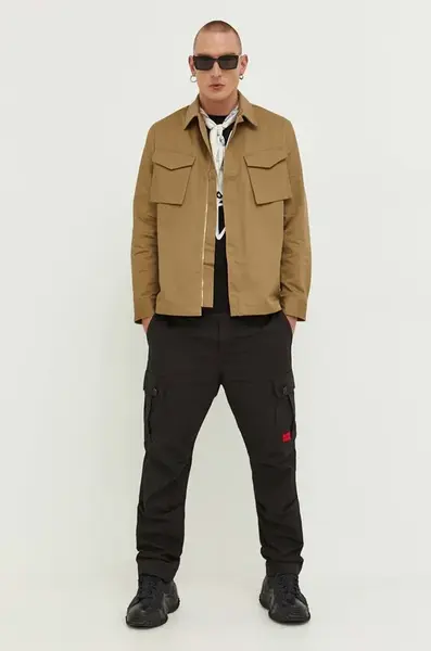 Bavlněné kalhoty HUGO Garlo233