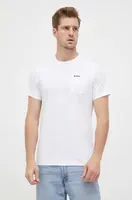 Bavlněné tričko Barbour bílá barva, MTS1114