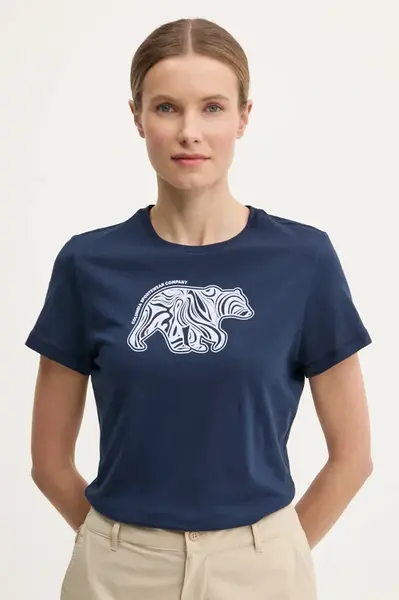 Tričko Columbia Ruby Springs tmavomodrá barva, 2120061