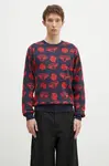 Svetr z vlněné směsi Billionaire Boys Club Diamonds & Dollars Knitted Jumper