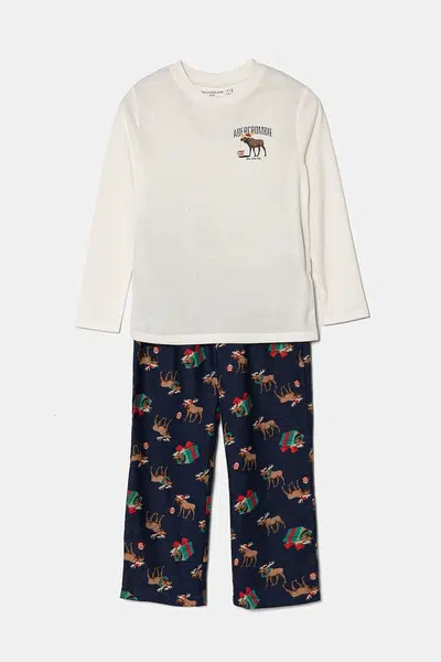Pyžamo Abercrombie & Fitch béžová barva, KI213-4021