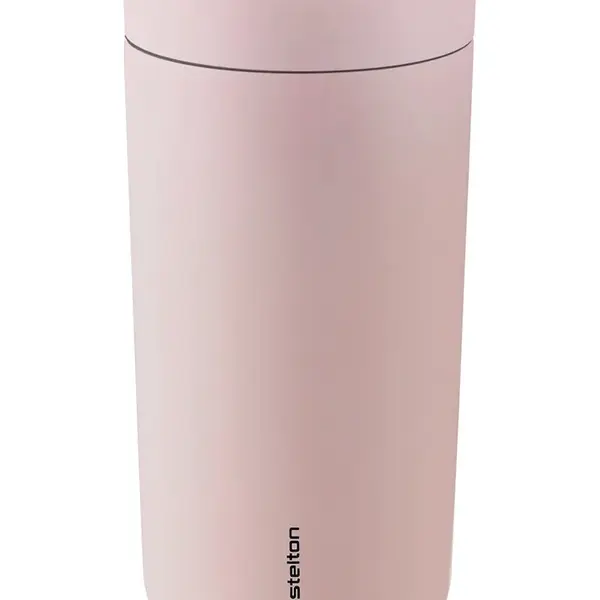 Termohrnek Stelton To Go Click 400 ml růžová barva
