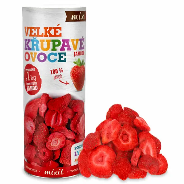 Mixit Velké křupavé ovoce Jahoda 100 g