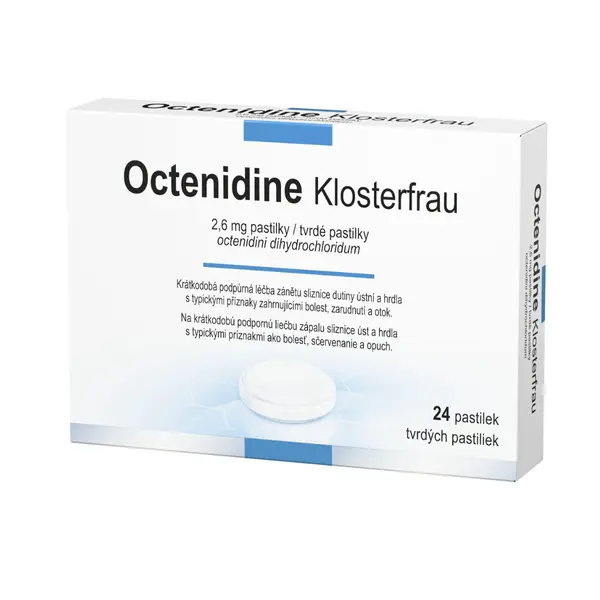 Octenidine Klosterfrau 2,6 mg 24 pastilek