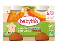 Babybio Mrkev a dýně 2x130 g