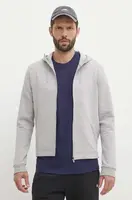 Mikina Reebok Active Collective pánská, šedá barva, s kapucí, melanžová, 100075605