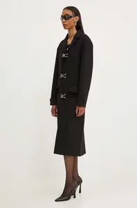 Vlněný kabát Moschino Jeans